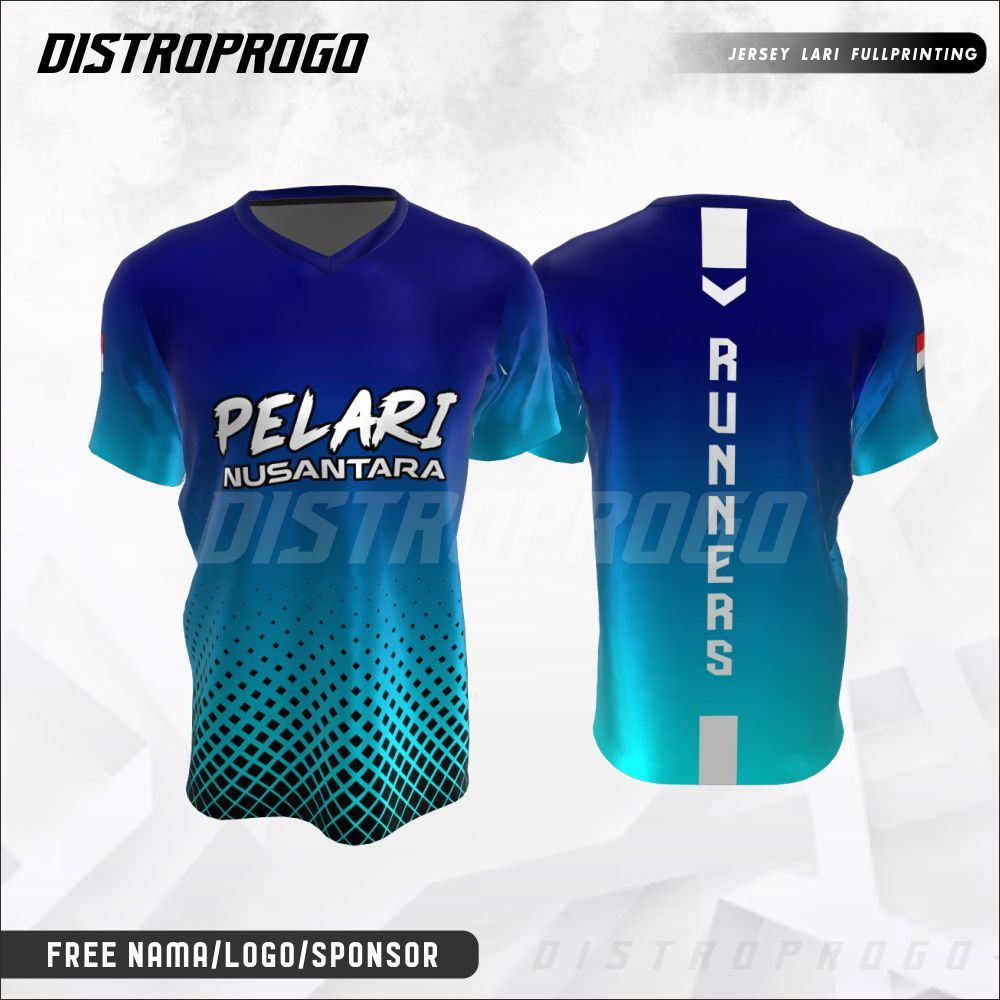 Jual Jersey Baju Pelari Nusantara 150 Custom Fullprint Dryfit Premium