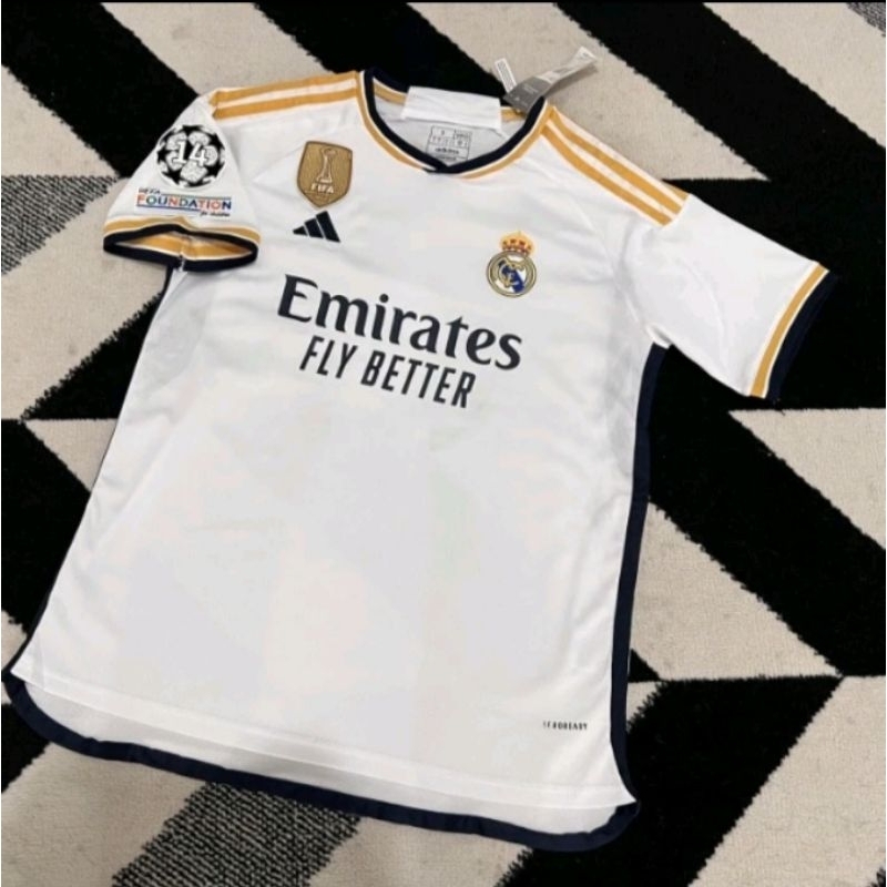 Jual Jersey Real Madrid Home Full Patch Ucl Cwc Shopee