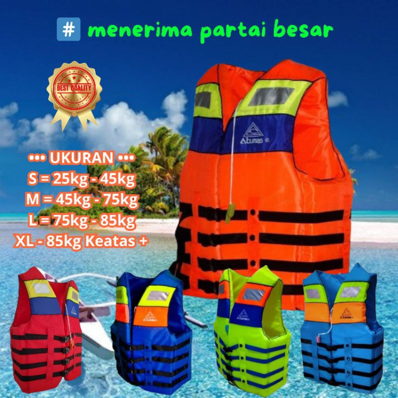 Jual Pelampung Life Jaket Pelampung Rompi Pelampung Atunas Original