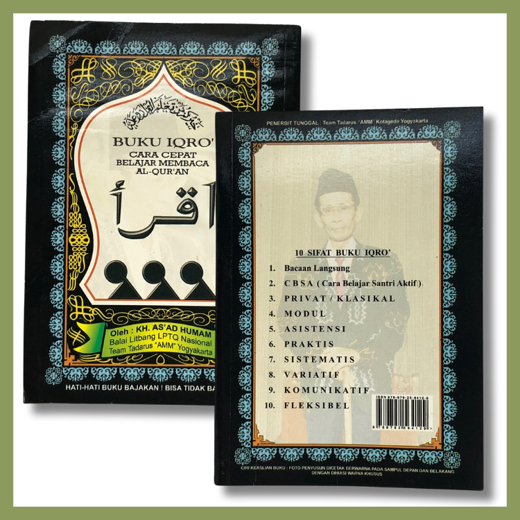 Jual Buku Iqro Cara Cepat Belajar Membaca Al Quran Iqro Kecil Kertas CD