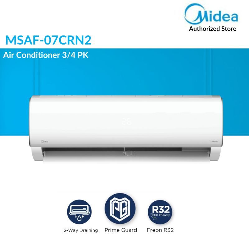 Jual Midea AC Standard MSAF 07CRN2 3 4 PK 0 75 PK R32 Series Unit