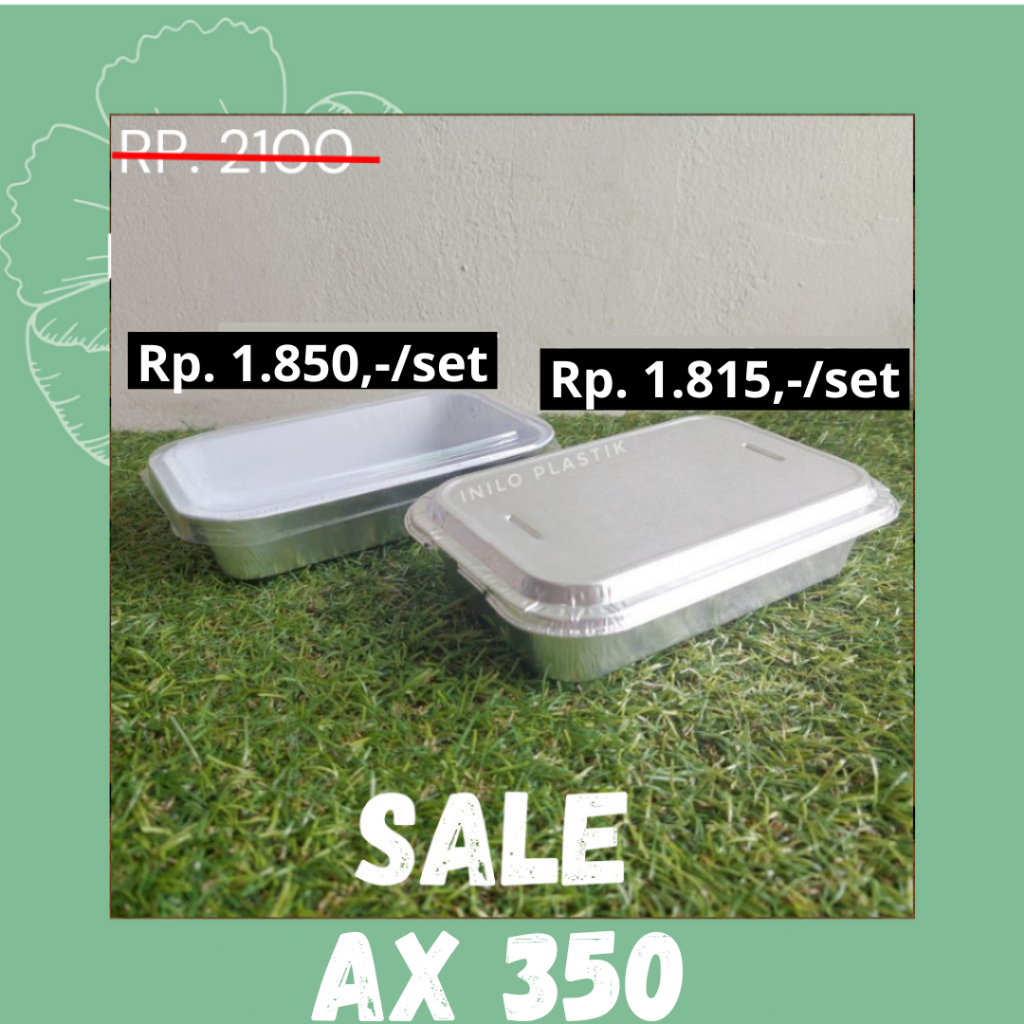 Jual Set Alumunium Foil Cup Ax Tutup Shopee Indonesia