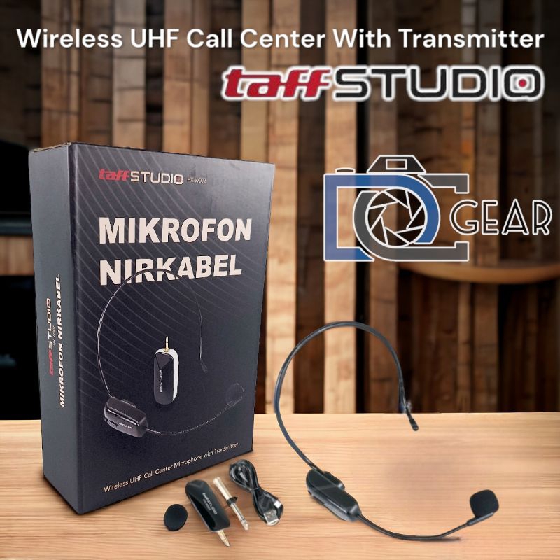 Jual Wireless Mic Bando Uhf G Call Center With Transmitter Merek