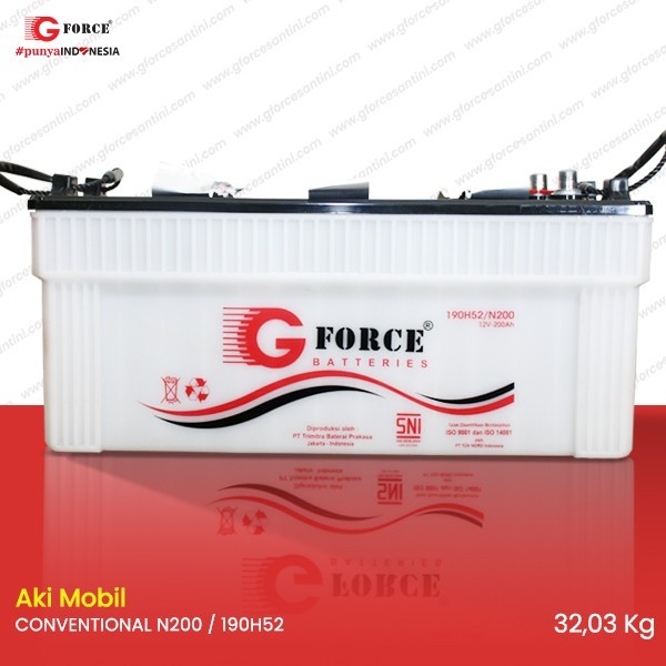 Jual G Force Aki Mobil Conventional N H Ah V Shopee