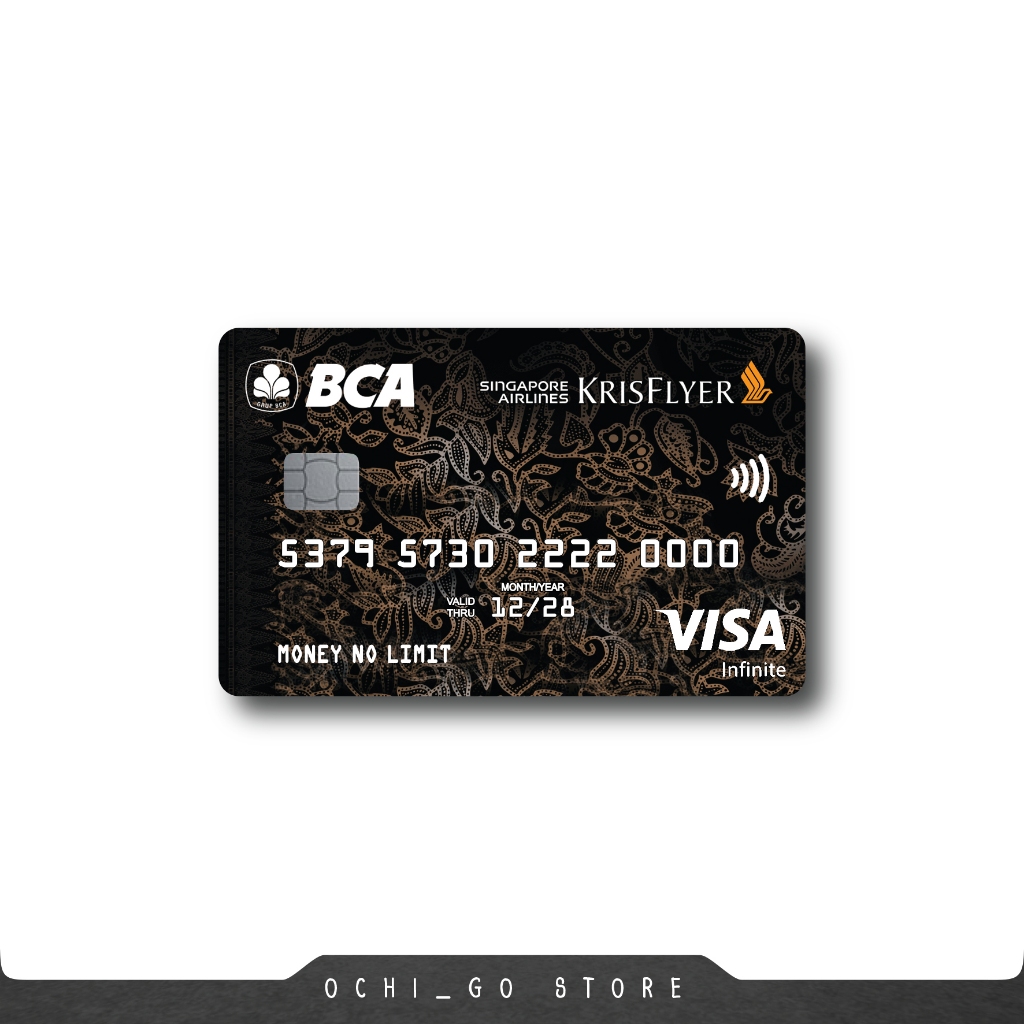 Jual Stiker Kartu Atm Garskin Skin Card Custom Bank Bca Prioritas