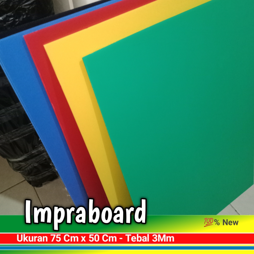 Jual Impraboard 3Mm Lembaran Impra Board 50 Cm X 75 Cm Shopee Indonesia