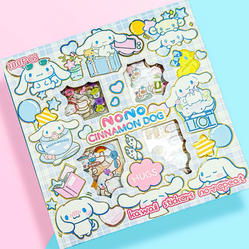 Jual Sticker Lucu 2D Sanrio Karakter Kuromi Dan Melody Isi 100 Lembar