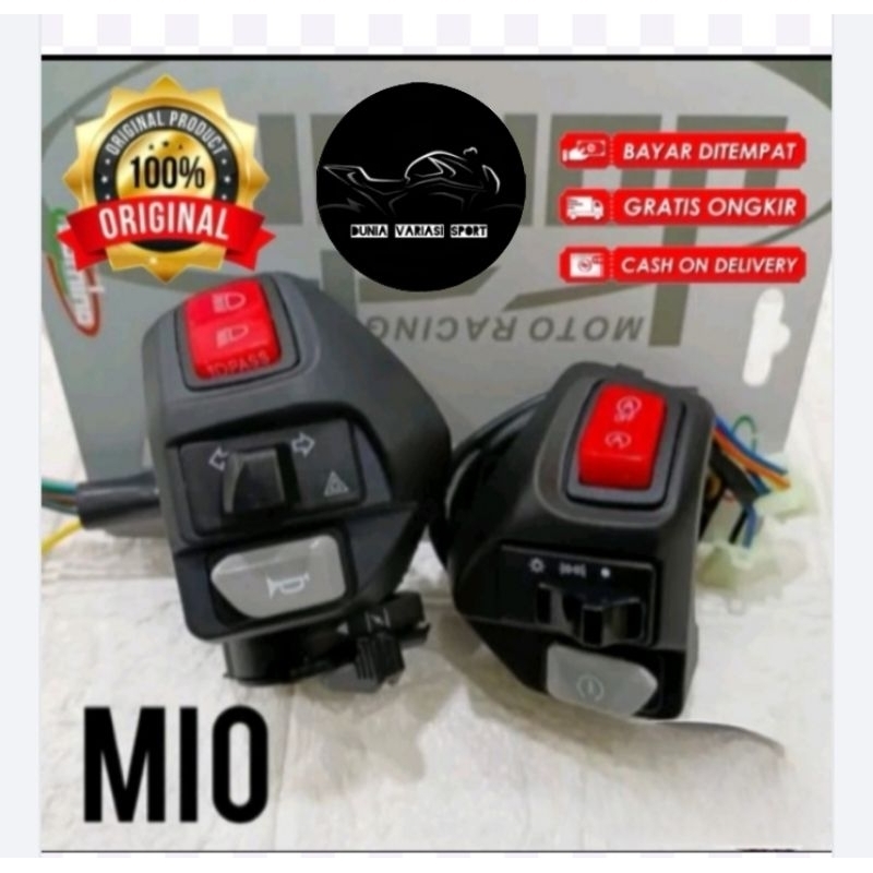 Jual Saklar Set Mio Aerox Kiri Kanan Domino Vietnam Komplit Engine Plus