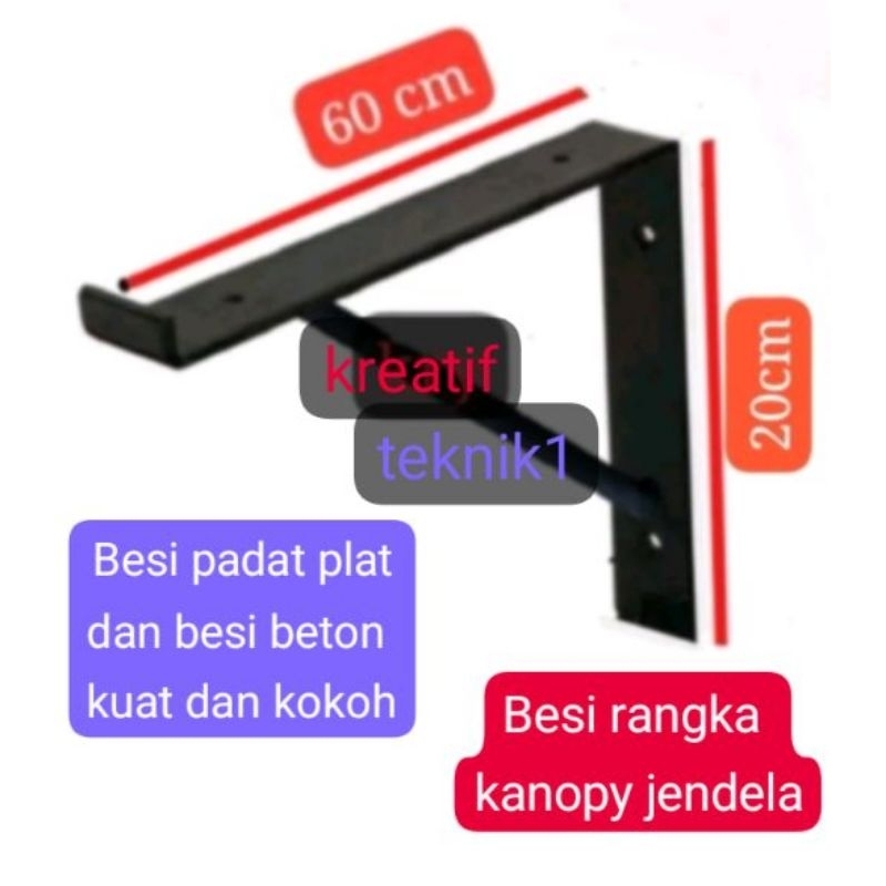 Jual Kanopi Jendela Penyangga Kanopi Jendela Besi Rangka Kanopi Jendela