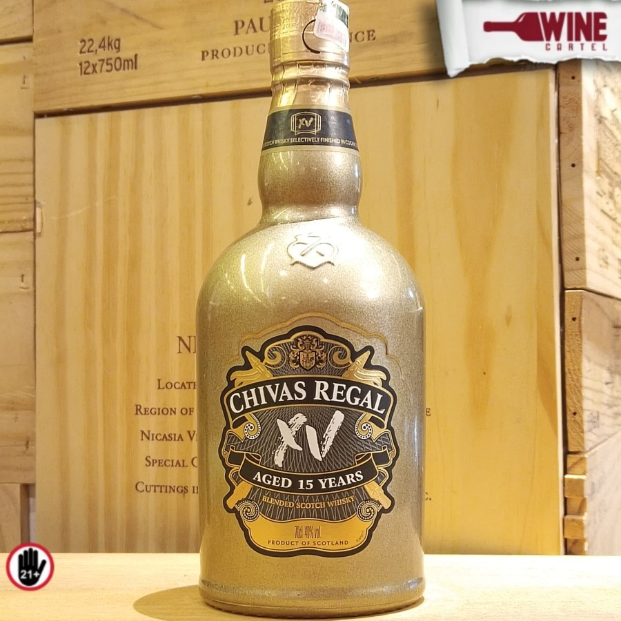 Jual Whisky Chivas Regal Xv Aged Years Blended Scotch Whisky Ml