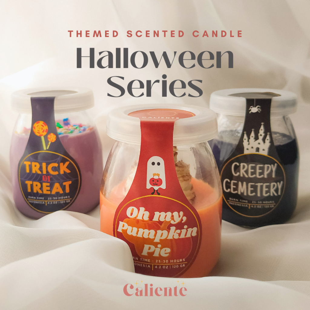 Jual Caliente Halloween Series Scented Candle Gr Lilin