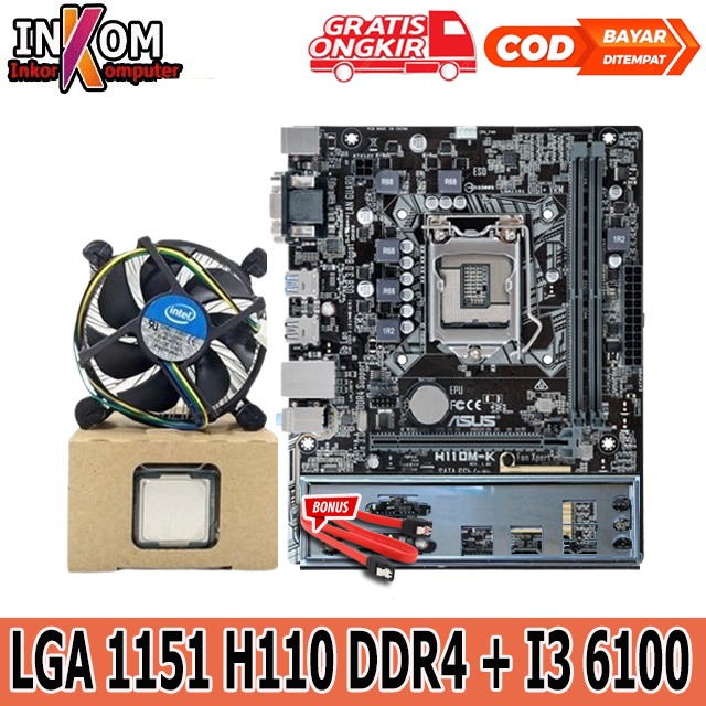 Jual Motherboard Mainboard Mobo H Lga Ddr Processor Core I