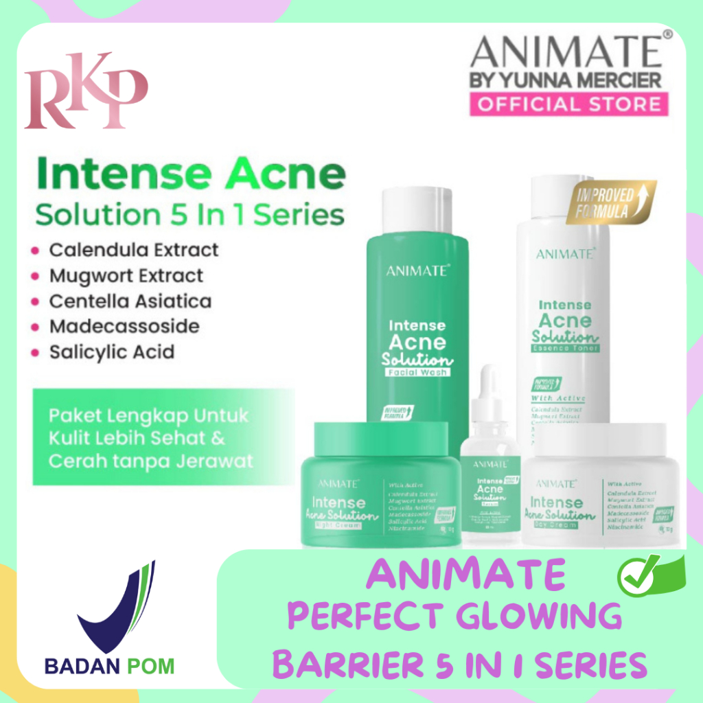 Jual FREE MINIGOLD READY STOCK PAKET ANIMATE SKINCARE Whitening