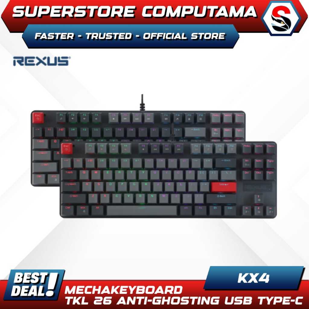 Jual Rexus Keyboard Heroic Kx Rgb Mechanical Gaming Keyboard Key