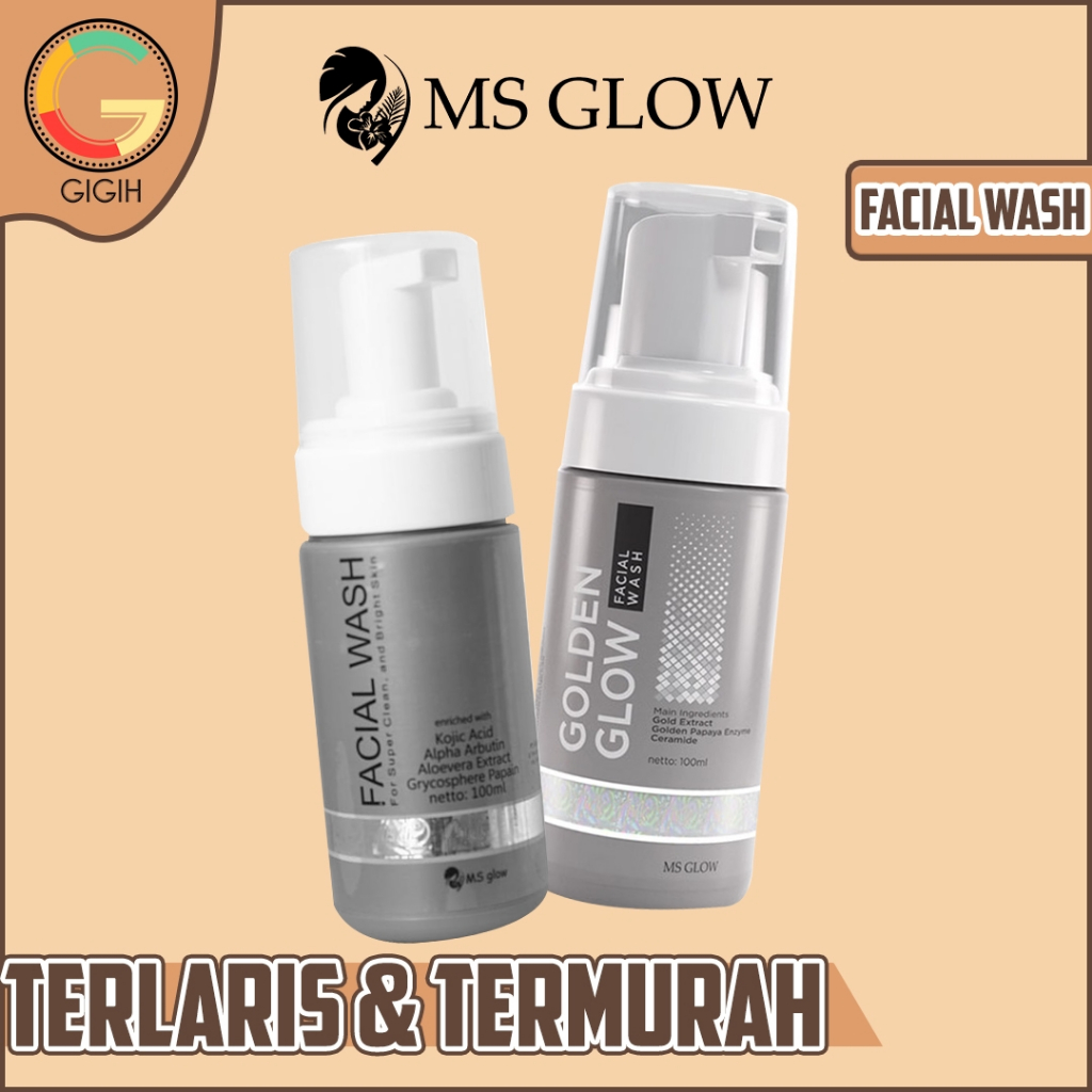 Jual Ms Glow Facial Wash Sabun Muka Pencerah Wajah Ml Ready