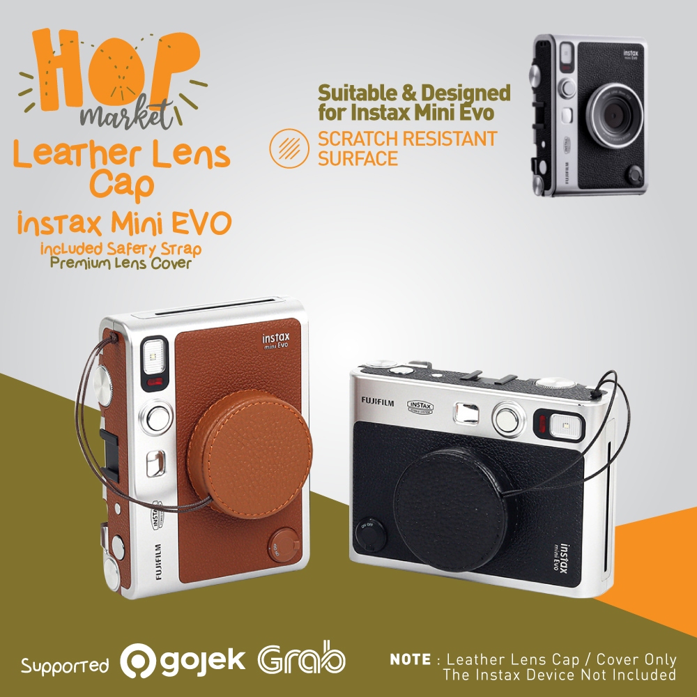 Jual EVO7 LEATHER Lens Cover For Fujifilm Instax EVO Tutup Penutup