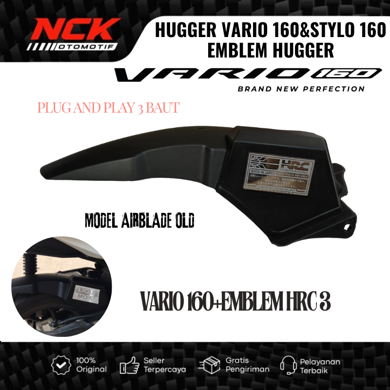 Jual HUGGER VARIO 160 STYLO 160 ABS CBS 2022 2023 2024 EMBLEM HUGGER