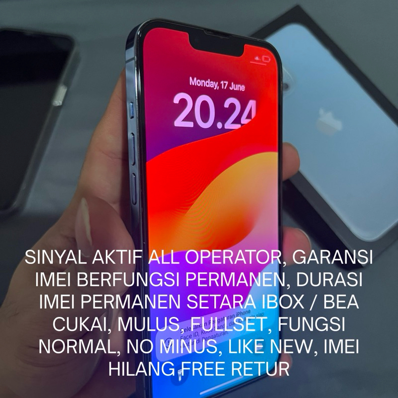 Jual Iphone Pro Max Gb Sierra Blue Sinyal Aktif All Operator