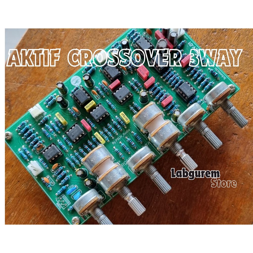 Jual KIT 3 Way Crossover Aktif 24db PRO AUDIO DOBEL LAYER Shopee