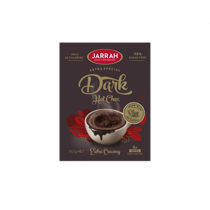 Jual Jarrah Dark Hot Chocolate Sugar Free Sachet Pack Pcs Shopee Indonesia