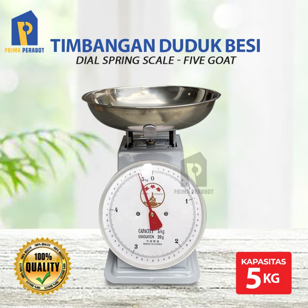 Jual Timbangan Besi Duduk Timbangan Buah Dapur Sayur Five Goat