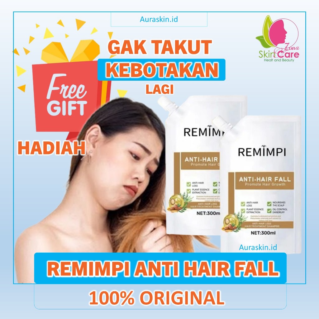 Jual 2 Pouch Remimpi Fall Hair Treatment Shampo Oil Control