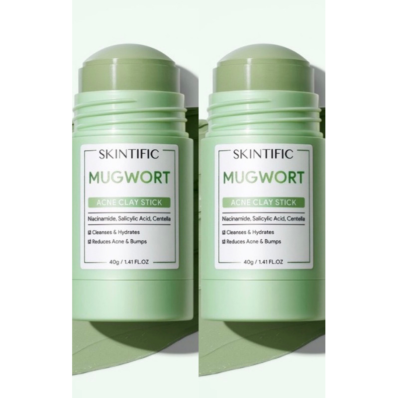 Jual Skintific Mugwort Acne Clay Stick Gr Niacinamide Bright Boost