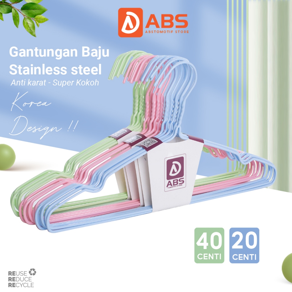 Jual Abs Gantungan Baju Stainlees Steel Pcs Hanger Baju Dewasa Hanger