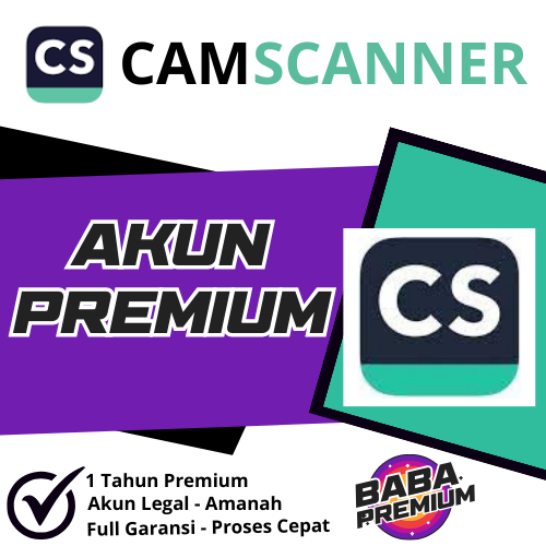 Jual Proses Cepat Camscanner Premium All Device Tahun Full Garansi