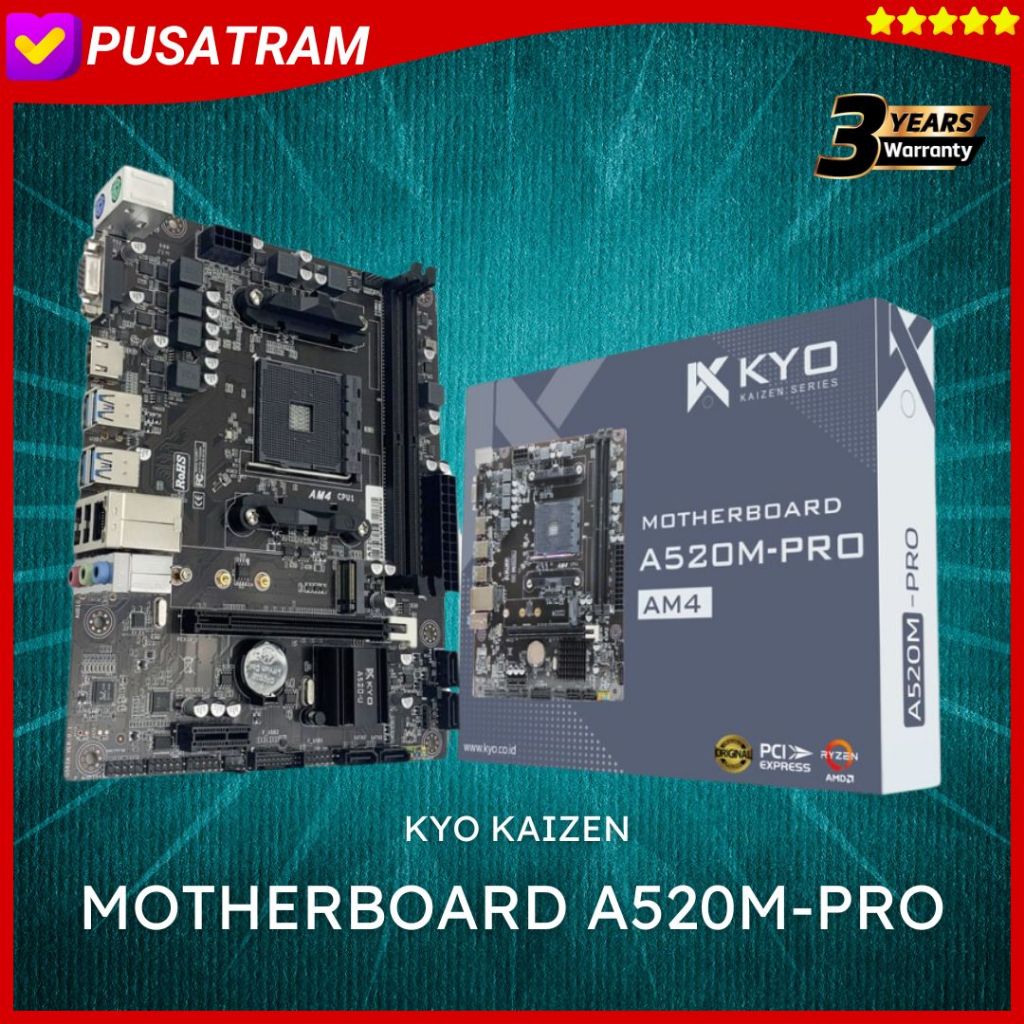 Jual Motherboard Kyo Kaizen A M Pro Amd Am A Ddr Mobo A M Pro