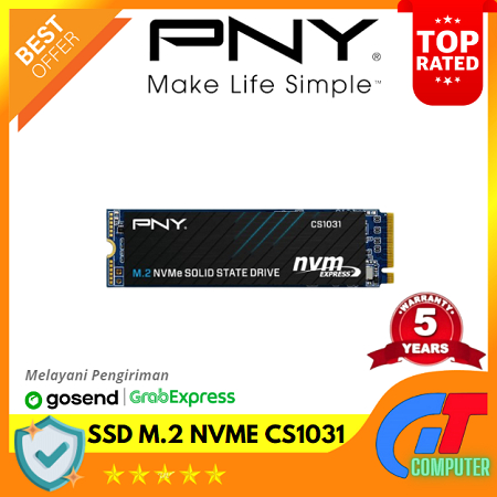 Jual Ssd Pny M Nvme Cs Garansi Resmi Tb Shopee Indonesia