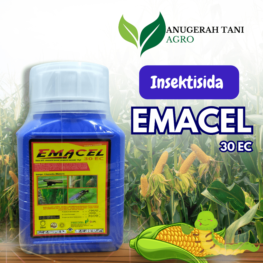 Jual INSEKTISIDA EMACEL 30 EC EMAMECTIN BENZOAT 30 G L KEMASAN 100 ML