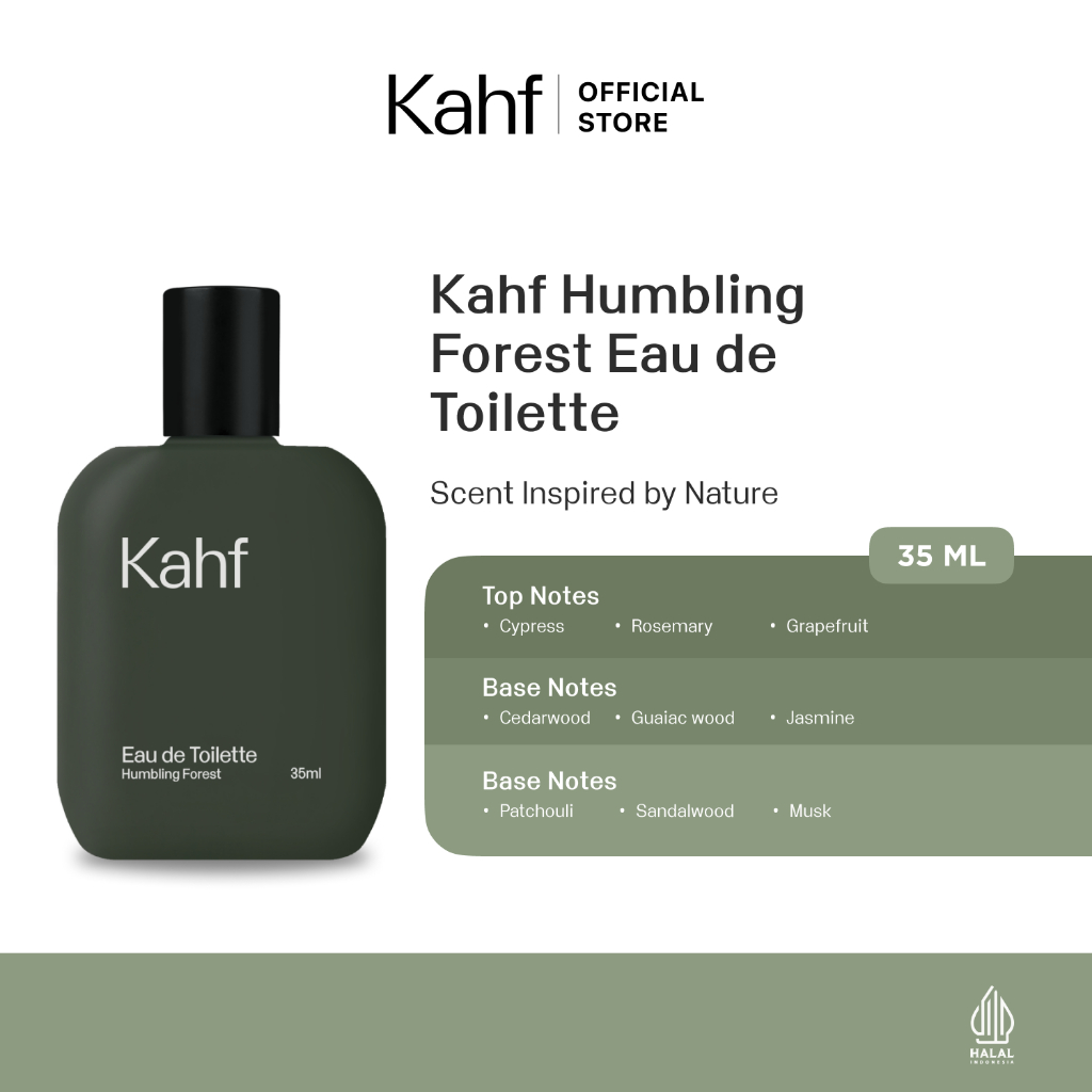 Jual Kahf Humbling Forest Eau De Toilette Ml Parfum Pria Tahan