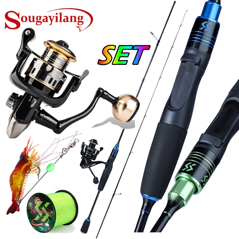 Jual Sougayilang Pancingan Set Lengkap Joran Pancing 1 8m 2 1m Dan Reel