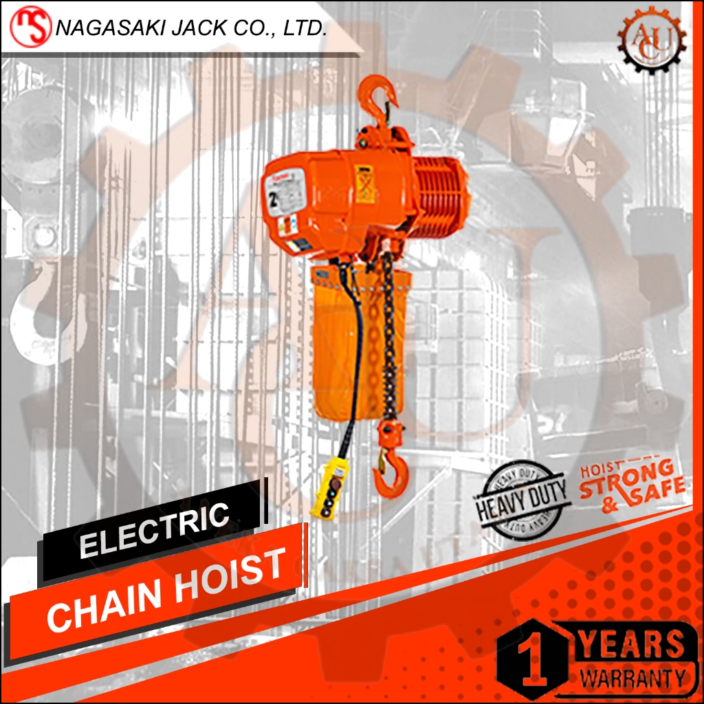 Jual Crane Electric Chain Hoist Ton X Meter Nagasaki Made In Japan