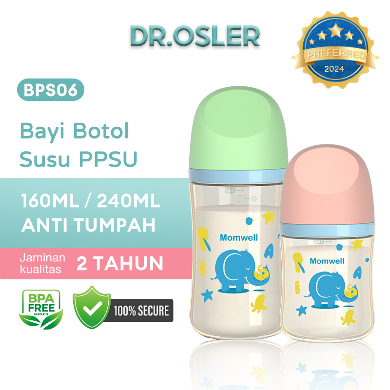 Jual Dr Osler Botol Susu Bayi Ppsu Bpa Free Anti Bocor Botol Minum Bayi