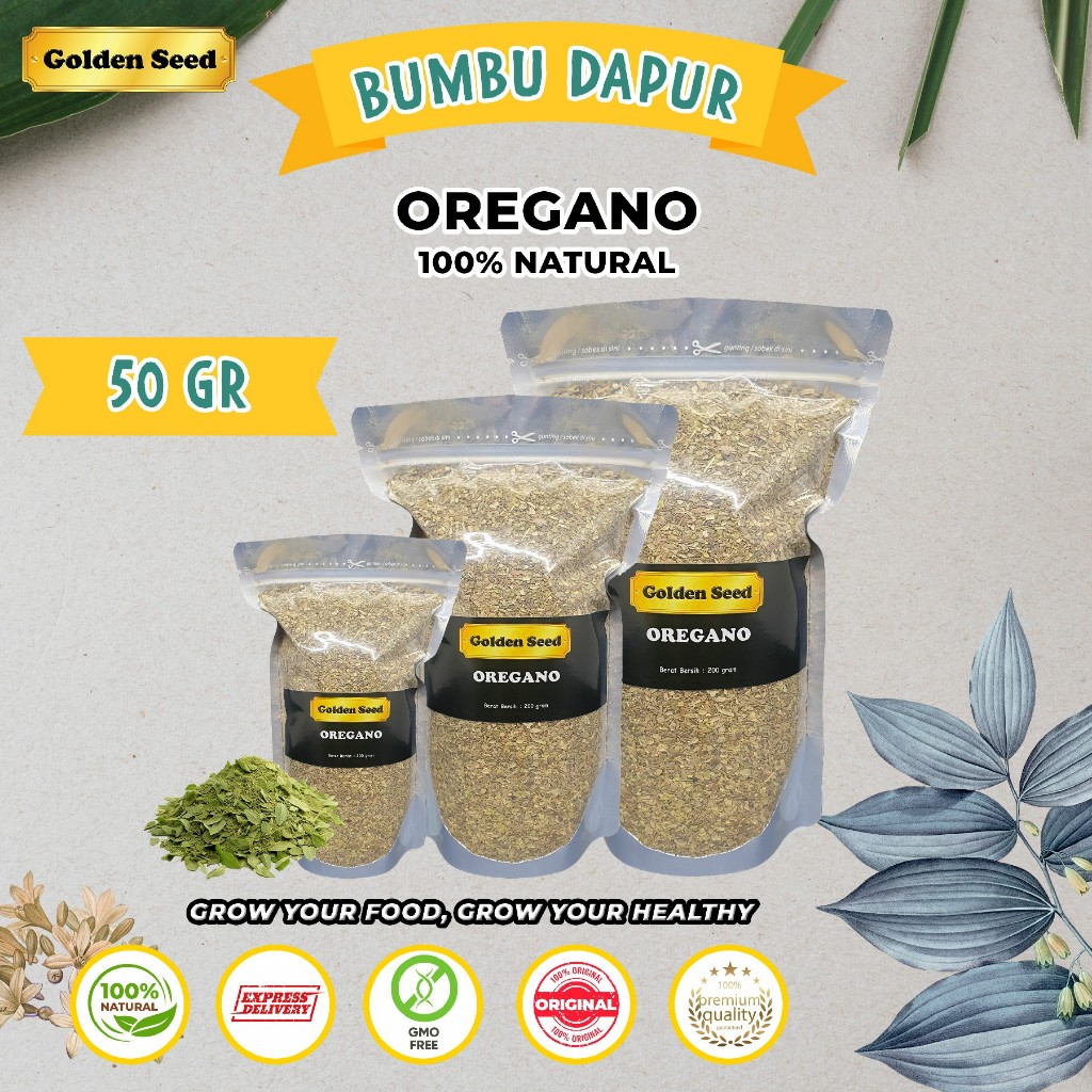 Jual OREGANO 50 GRAM PREMIUM DAUN OREGANO KERING 50 GR BUMBU REMPAH