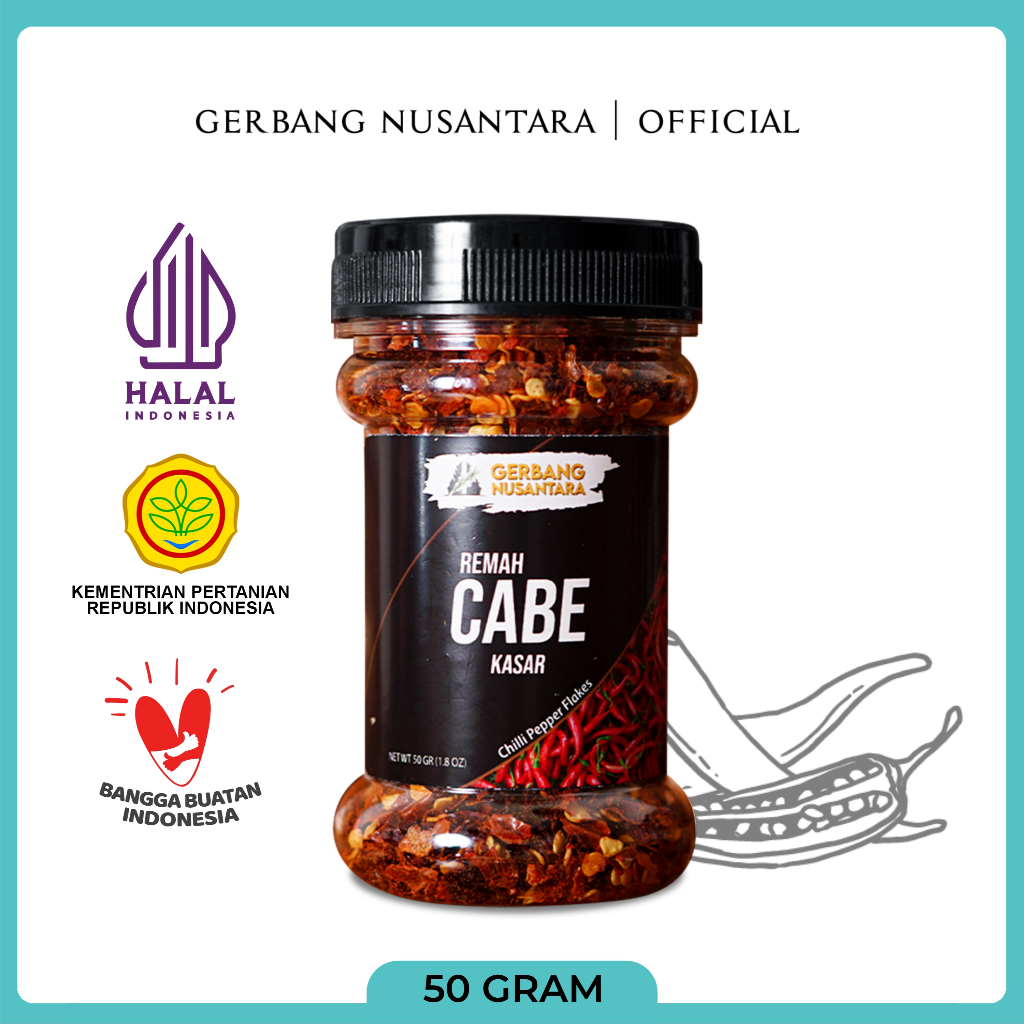 Jual Gerbang Nusantara Remah Cabe Kasar Bubuk Bumbu Masak Dapur