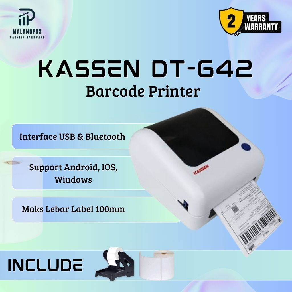 Jual Printer Bluetooth Thermal Kassen Dt Cetak Resi X Mm A