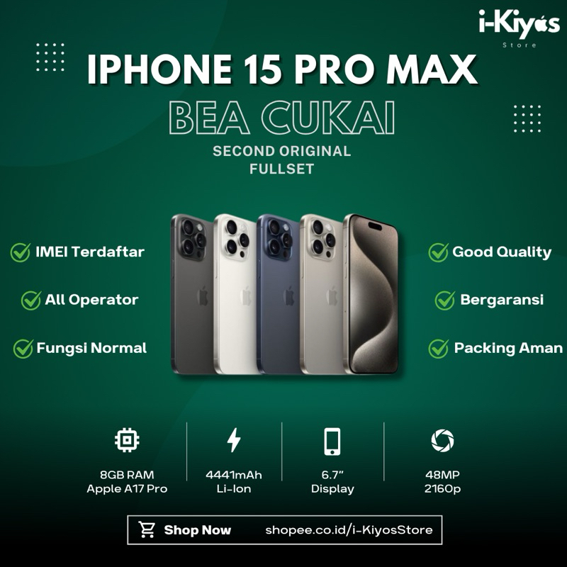 Jual Pro Max Gb Gb Gb Tb Imei Terdaftar Bea Cukai Seken