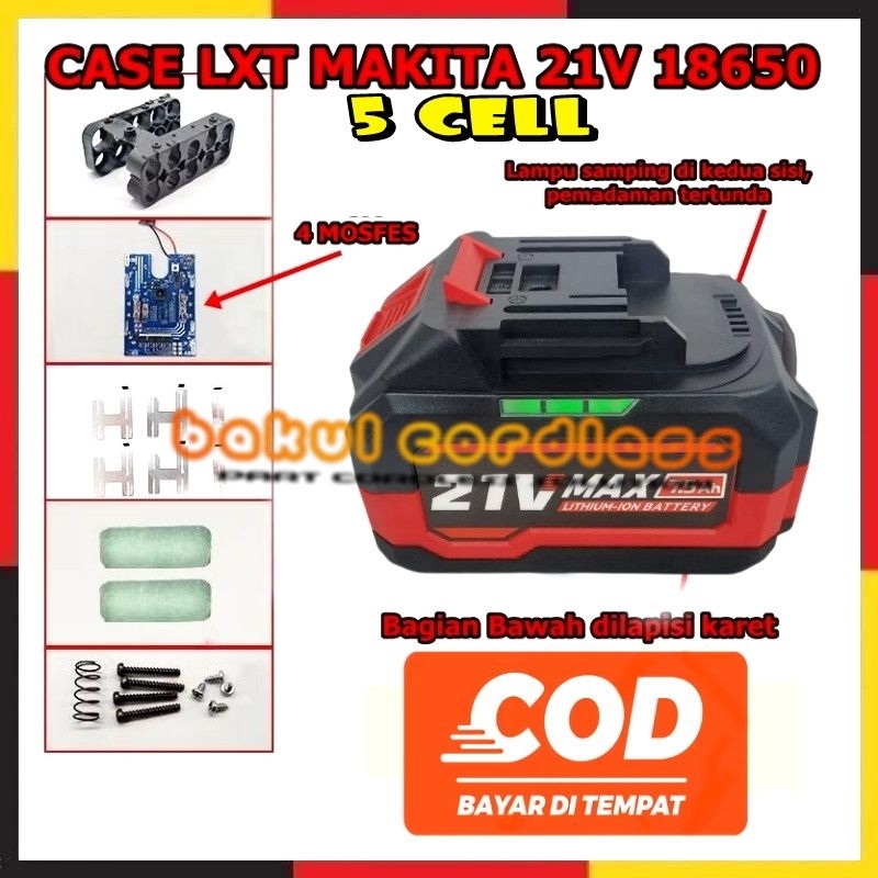 Jual Casing Baterai Lxt Cell Led Samping Housing Casing Baterai Model