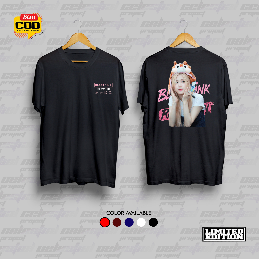 Jual Kaos Lisa Blackpink Jennie Rose Jisoo Atasan Bucin Streetwear Kaos