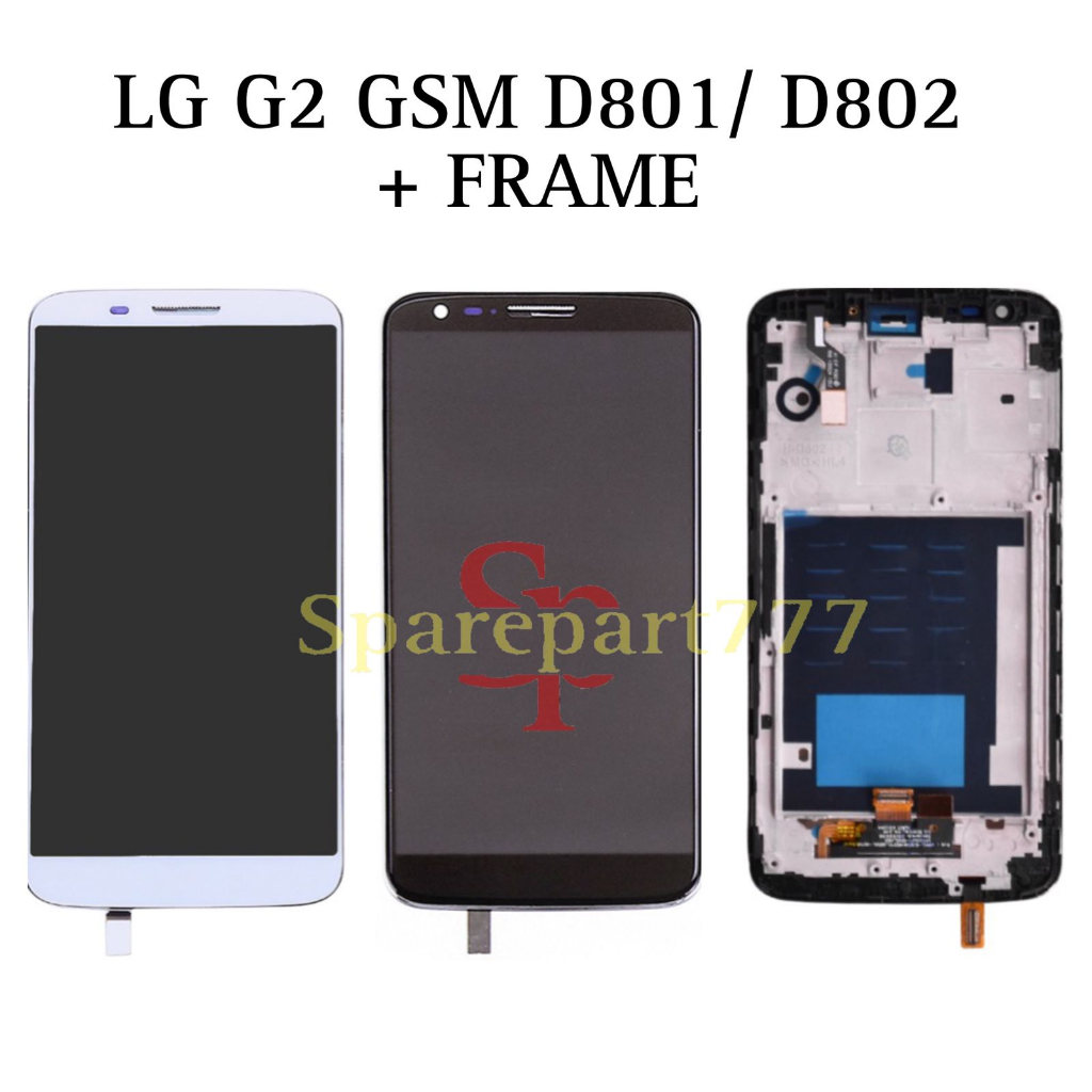 Jual Original OEM LCD Touchscreen Fullset Frame G2 GSM D801 D802