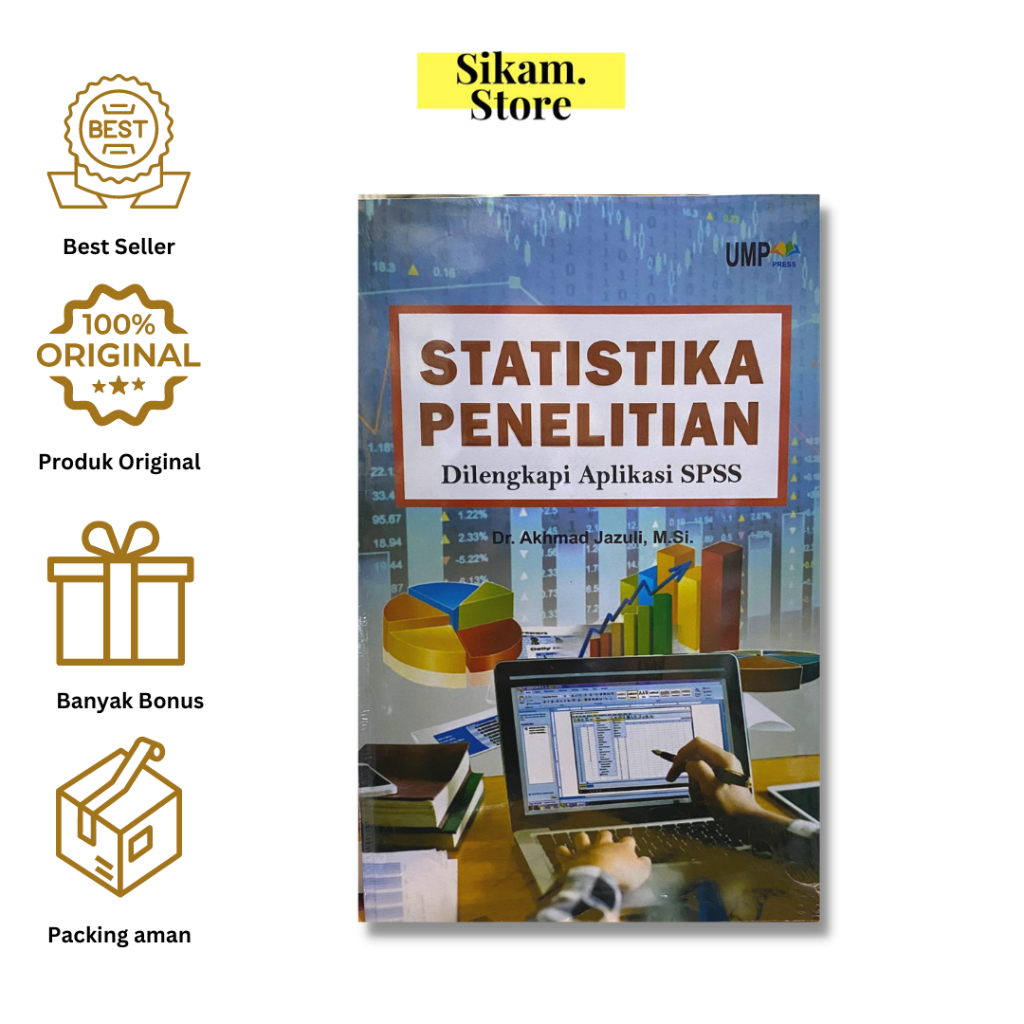 Jual Statistika Penelitian Dilengkapi Aplikasi Spss Shopee Indonesia