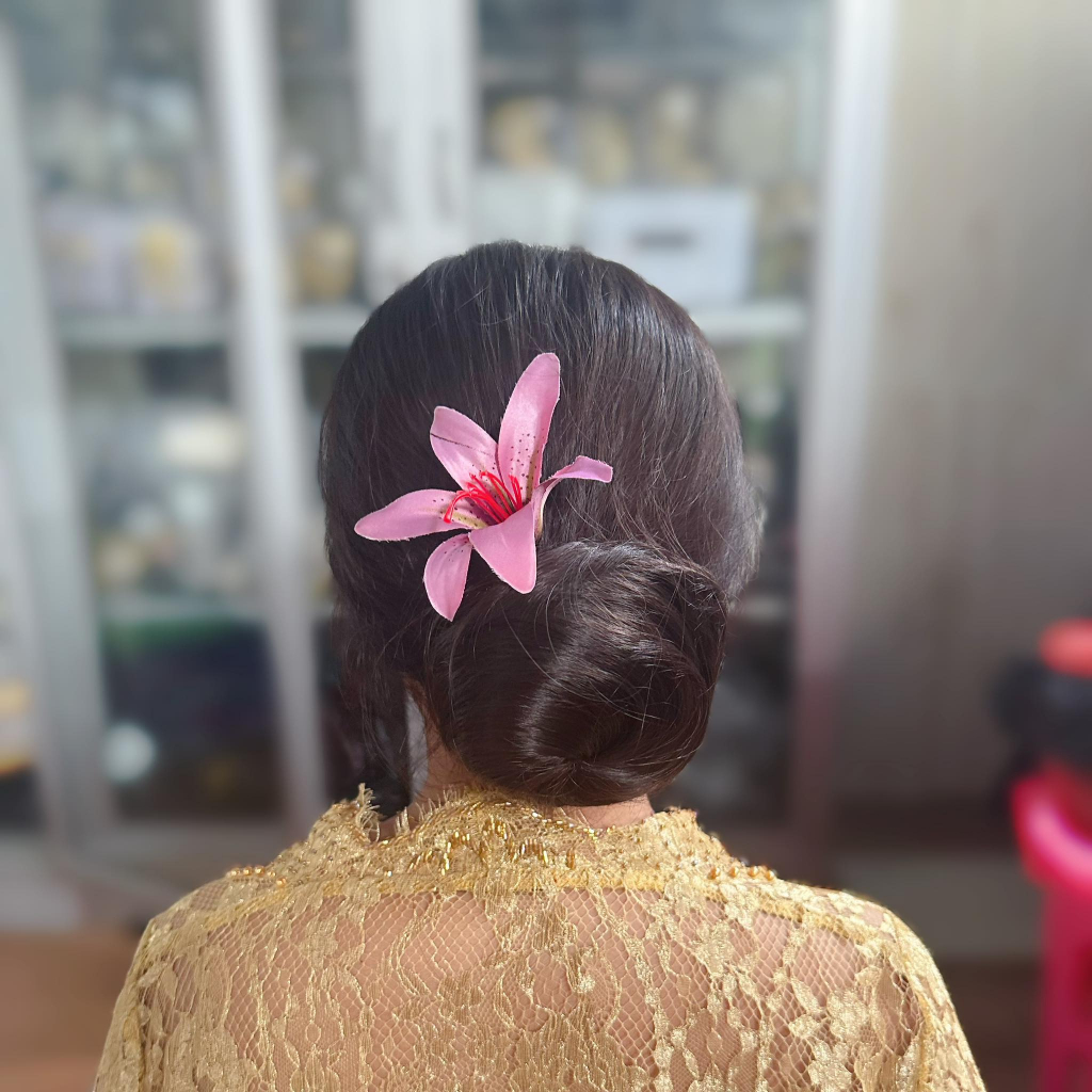 Jual Bunga Tusuk Mahkota Aksesoris Hiasan Rambut Hairdo Sanggul Konde