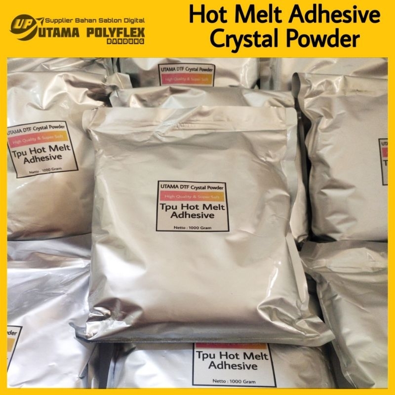 Jual Tpu Hot Melt Adhesive Crystal Powder DTF Lem Bubuk Pet Film 1 Kg