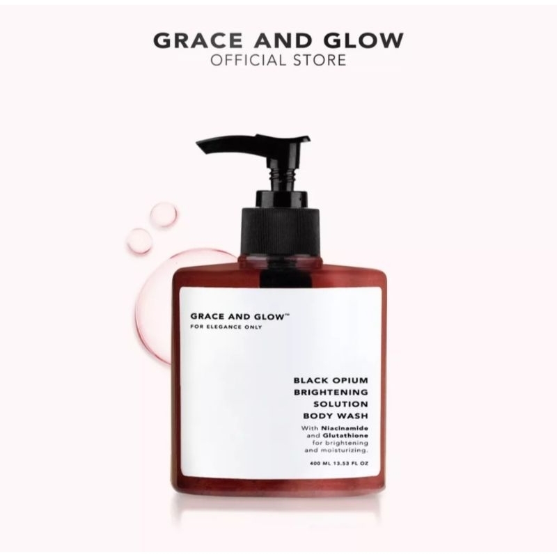 Jual Grace And Glow Brightening Body Wash Black Opium Ml Shopee