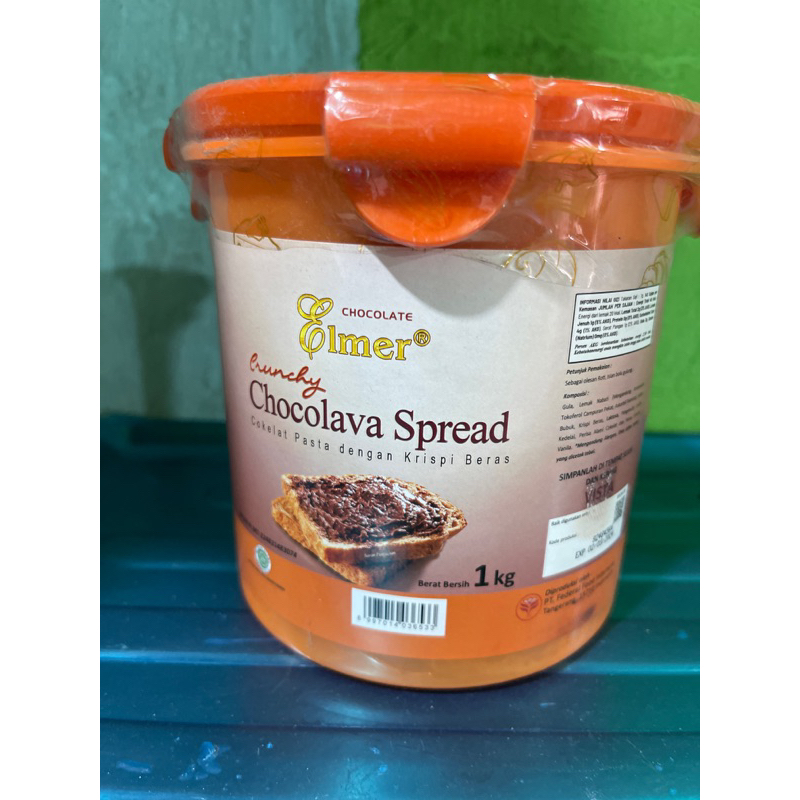 Jual Elmer Chocolava Spread Crunchy Kg Shopee Indonesia