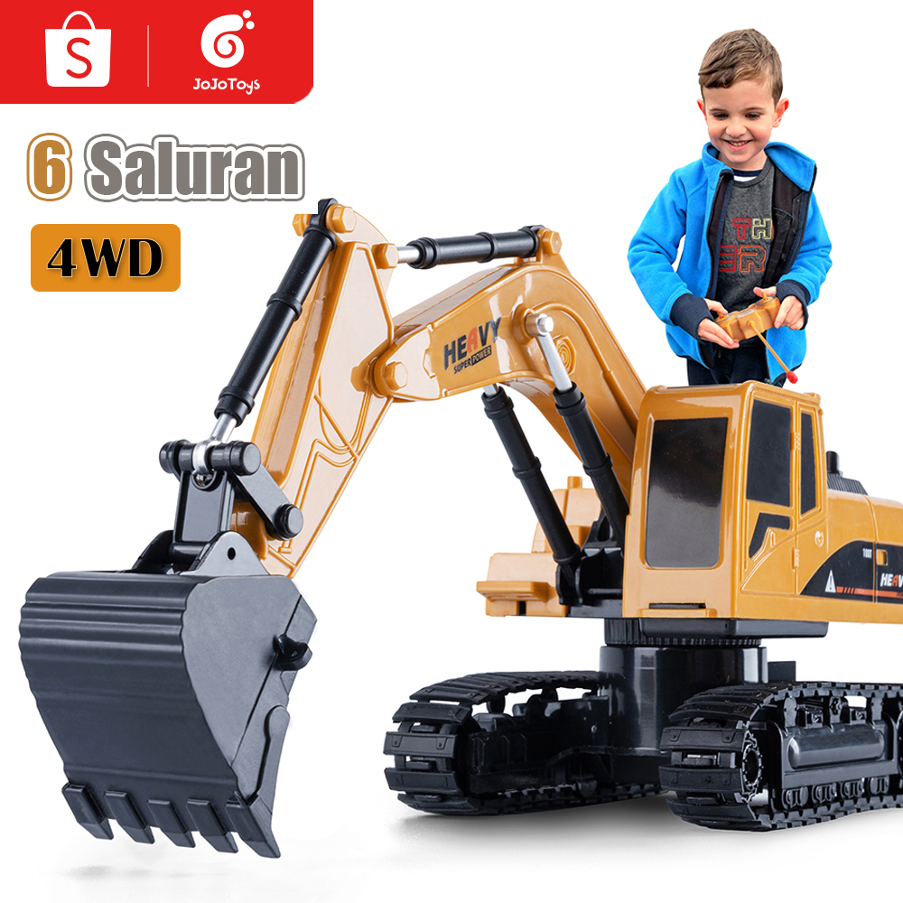 Jual JOJOTOY RC Excavator 4WD Simulasi 1 22 Ekskavator Remote Control