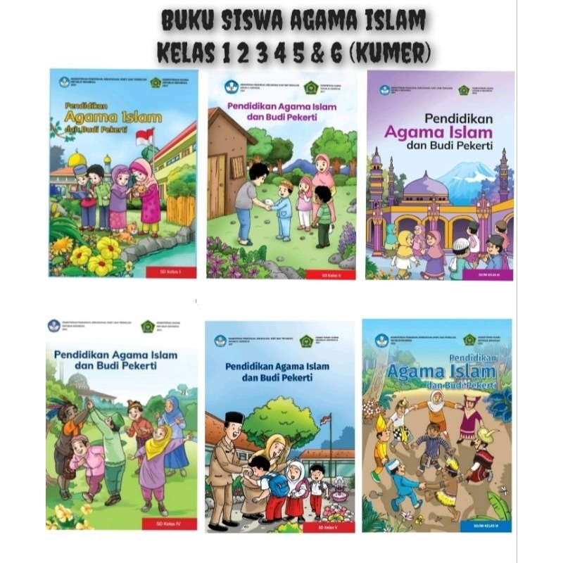 Jual Buku Siswa Pendidikan Agama Islam SD Kelas 1 2 3 4 5 6 Kurikulum